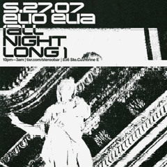 Elio Elia @ Stereobar Montreal live set - 27.07.2024