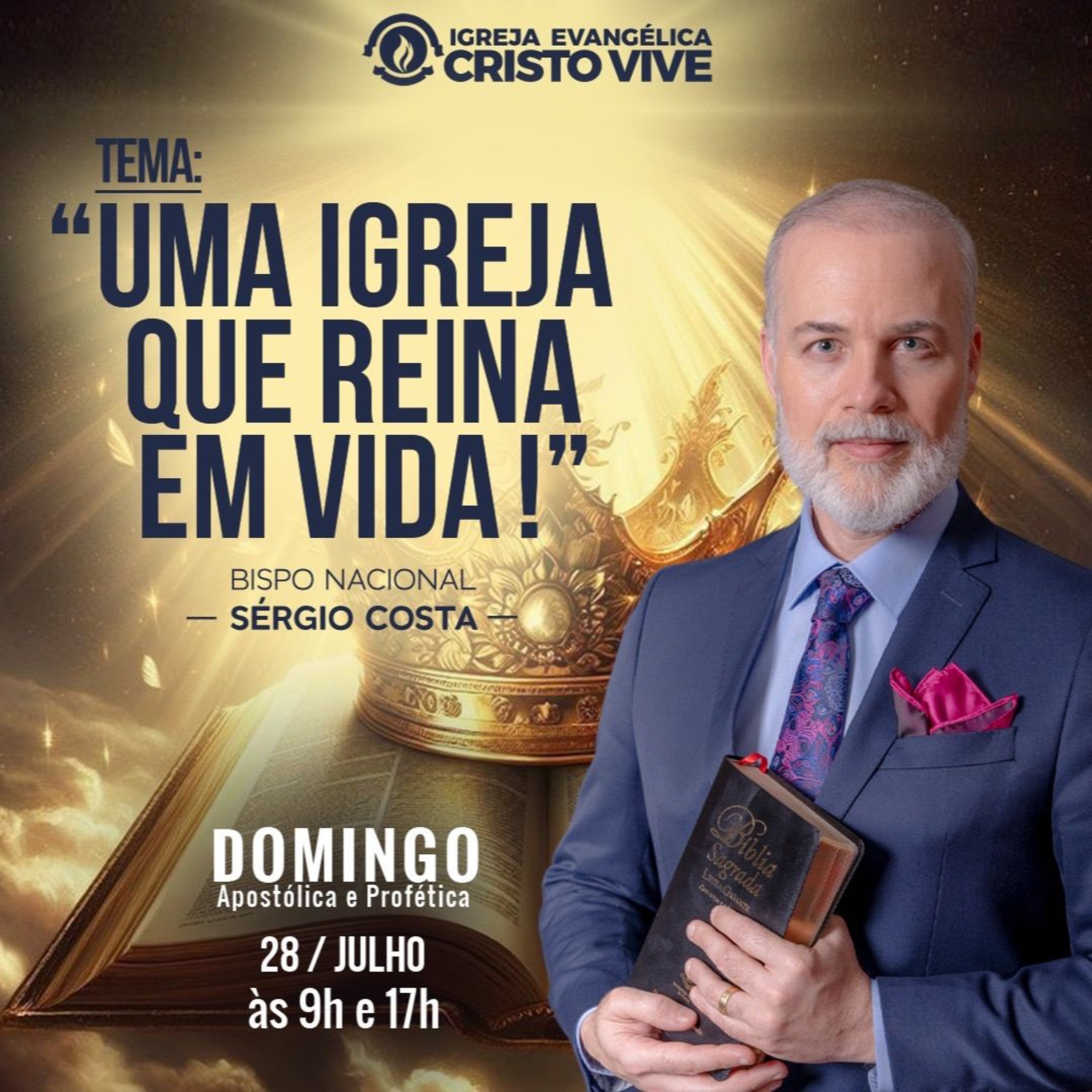 Igreja Evangélica Cristo Vive - Ap. Miguel Ângelo