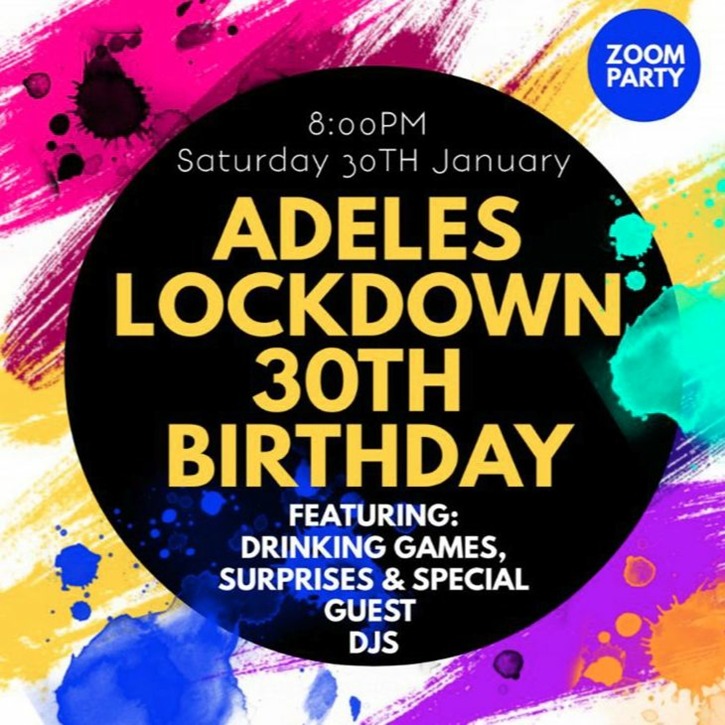 Adeles Birthday Party