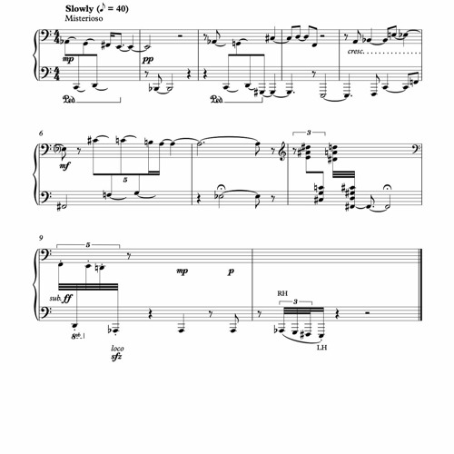 Three Kabuan for Piano solo Mvt. 2