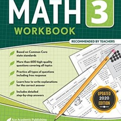 [Download] KINDLE 📥 3rd Grade Math Workbook: CommonCore Math Workbook by  Ace Academ