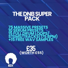 R3dX - DNB SUPER SAMPLE PACK (CLICK BUY)