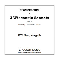 Crocker: 3 Wisconsin Sonnets (2009)