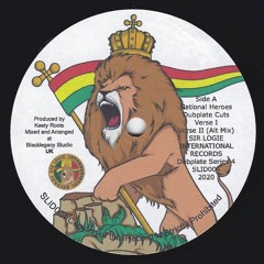 SLID004 National Heroes Dubplate Cuts Verse I,II & III Hand Cut Poly Vinyl Dubplate SAMPLE