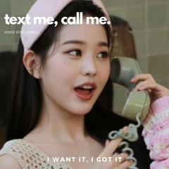 432Hz  TEXT ME, CALL ME!