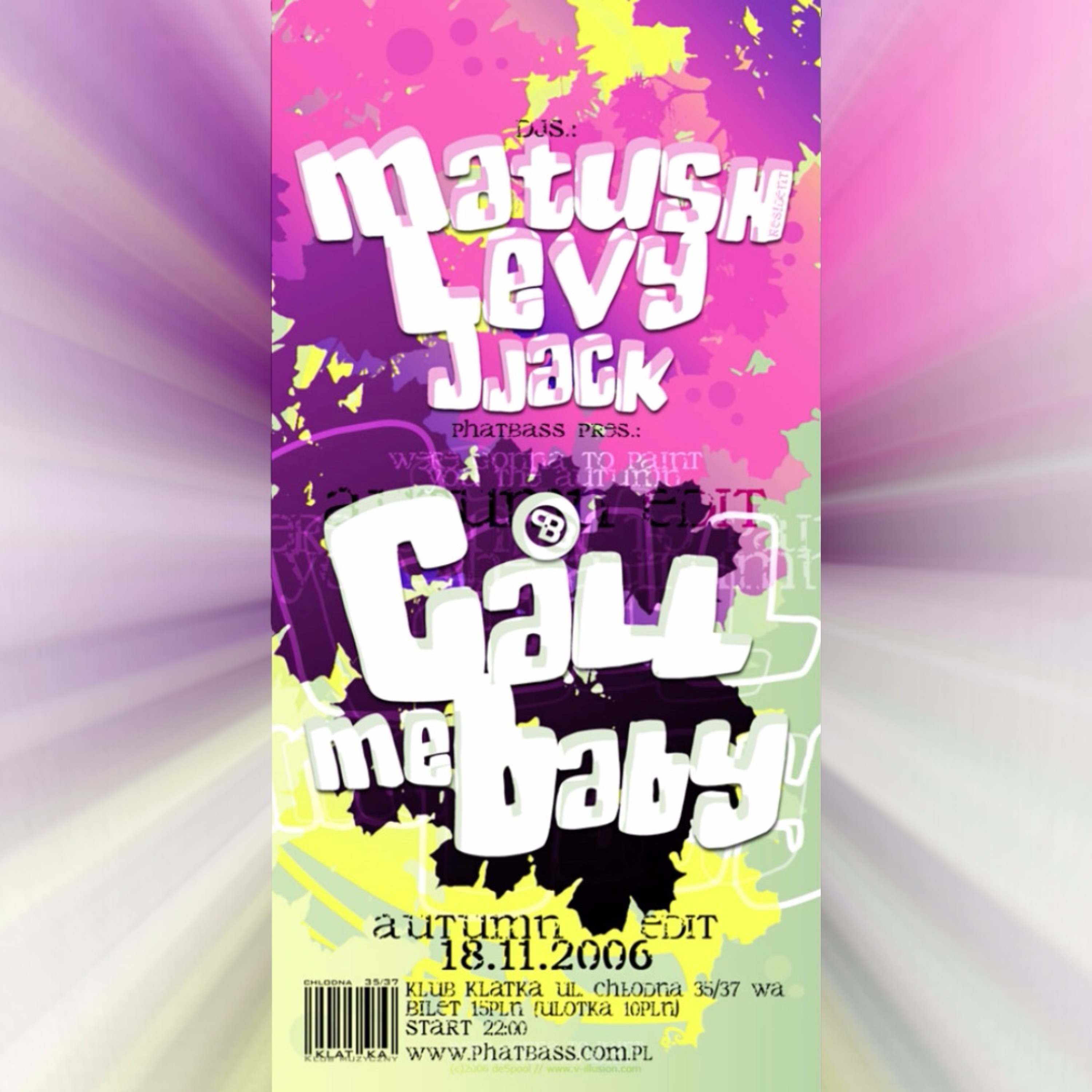 Matush live @ Call Me Baby 18 11 06 club Klatka Warszawa episode artwork