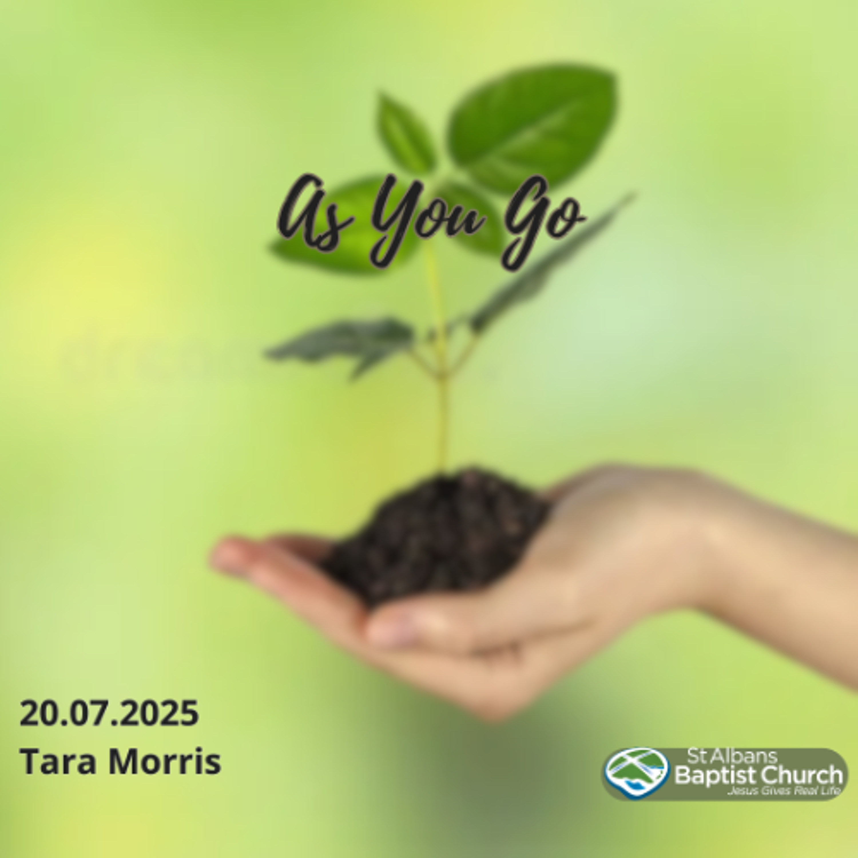 20.07.2025 - Tara Morris - As You Go episode artwork