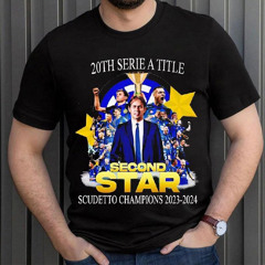 20th Serie A Title Second Star Scudetto Champions 2023 2024 Shirt