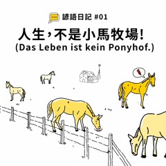 【諺語日記】#01 - 人生，不是小馬牧場! (Das Leben ist kein Ponyhof.)
