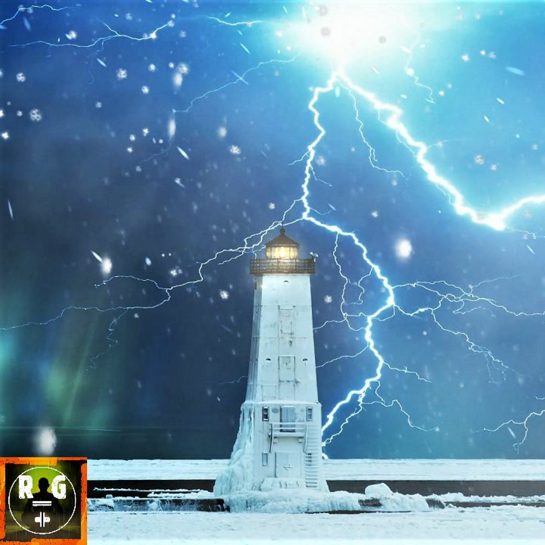 Stream Winter Thunderstorm Sounds - Blowing Snow, Howling Wind and ...