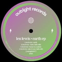 PremEar: Len Lewis - House Is A Nation [OUTRIGHT007]