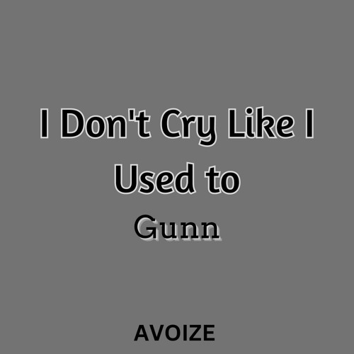 I Don't Cry Like I Used to-Gunn(AVOIZE Remix)