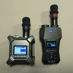 ZOOM F3 Vs H1xlr First As Recorded - Than Normalized