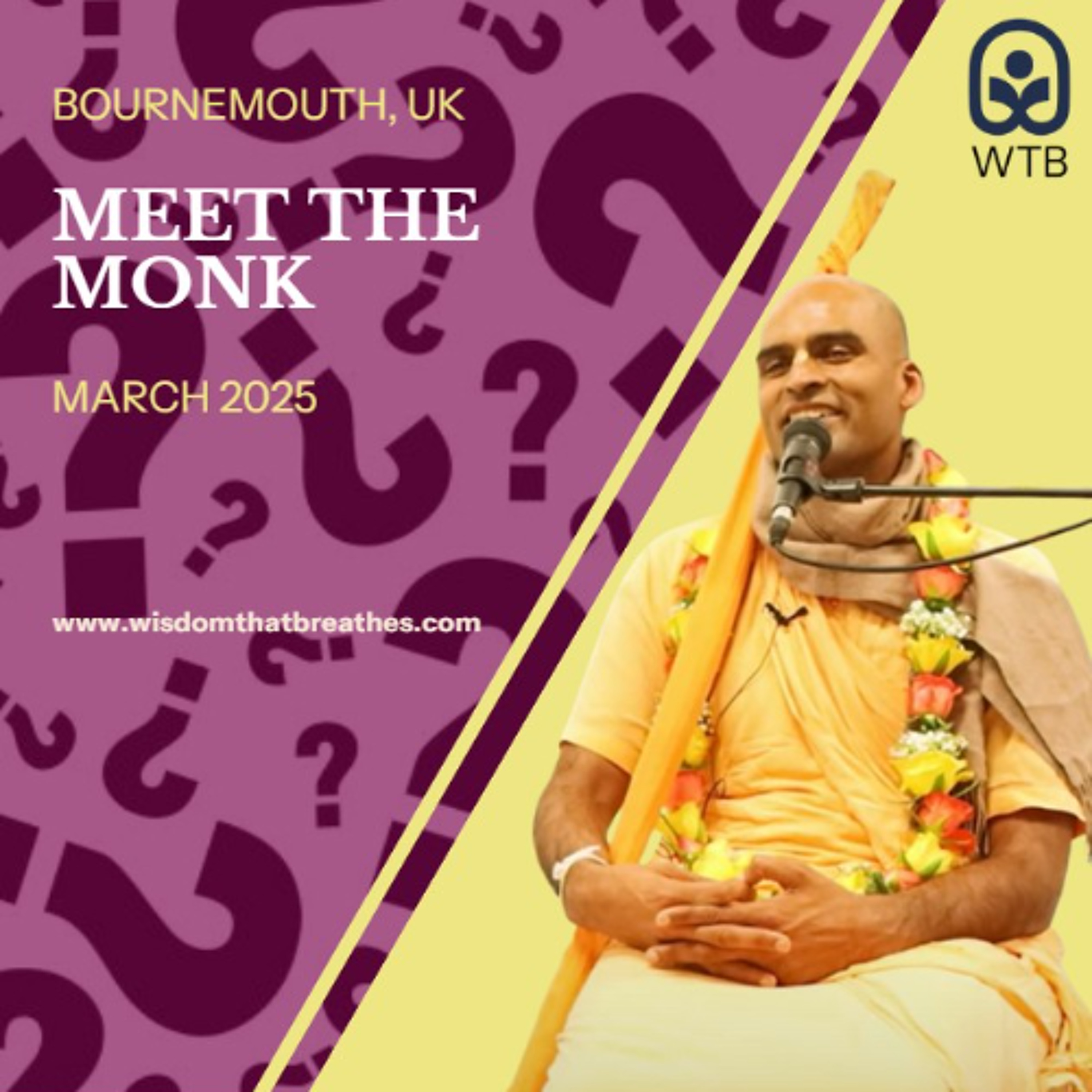 Meet the Monk | Bournemouth, UK | Svayam Bhagavan Keshava Maharaja
