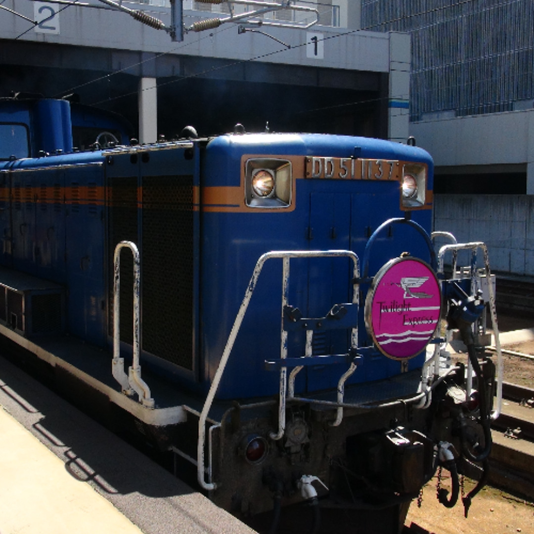 トワイライトエクスプレス　インフォメーション 第56回 電気を消してスイッチオン☆光る駅ビルとホームが幻想的