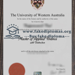 Can i get to buy University of Western Australia fake degree?
