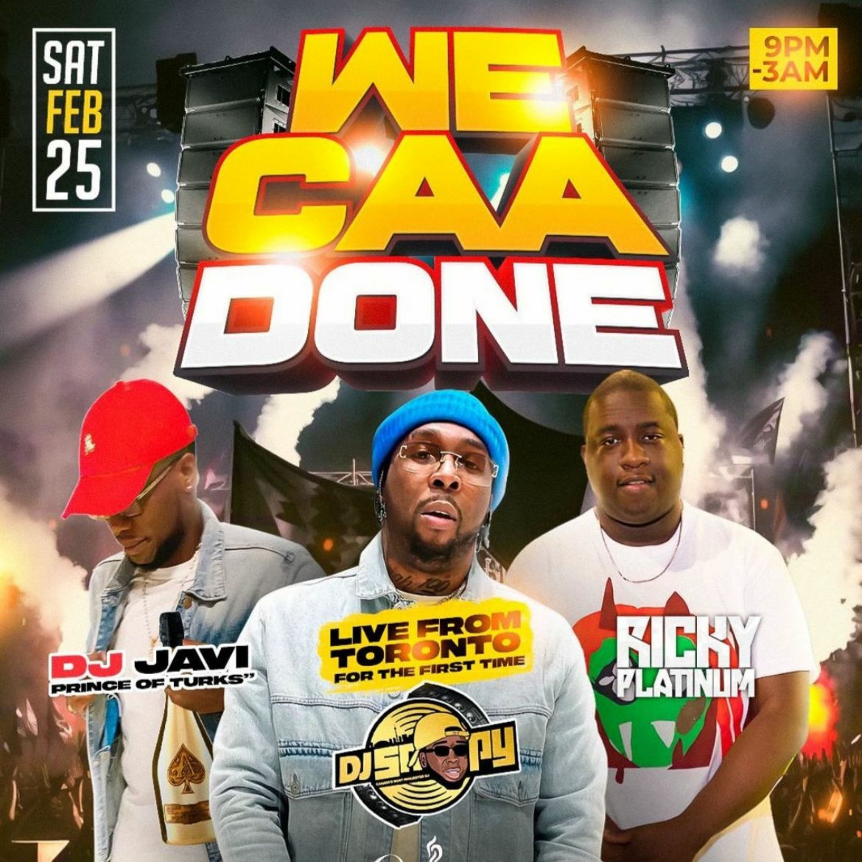 DJ SNOOPY LIVE IN TURKS AND CAICOS - WE CAA DONE (LIVE AUDIO0 FT RICKY PLATINUM)
