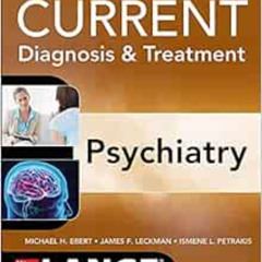 [VIEW] EBOOK 📁 CURRENT Diagnosis & Treatment Psychiatry, Third Edition (LANGE CURREN
