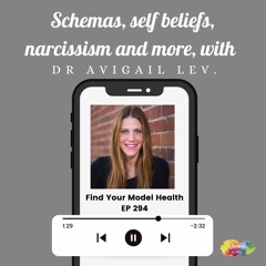 #294 Schemas, self belief, narcissism & more with Dr Avigail Lev