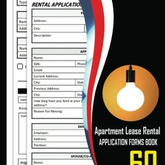 PDF/✔READ❤  Apartment Lease Rental Application Forms Book: Tenant Rent Appl