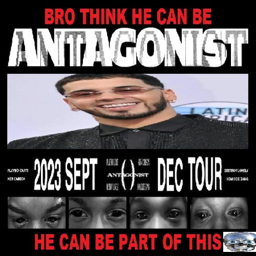 anuel wnna b part of antagonist tour (he cant 💀)