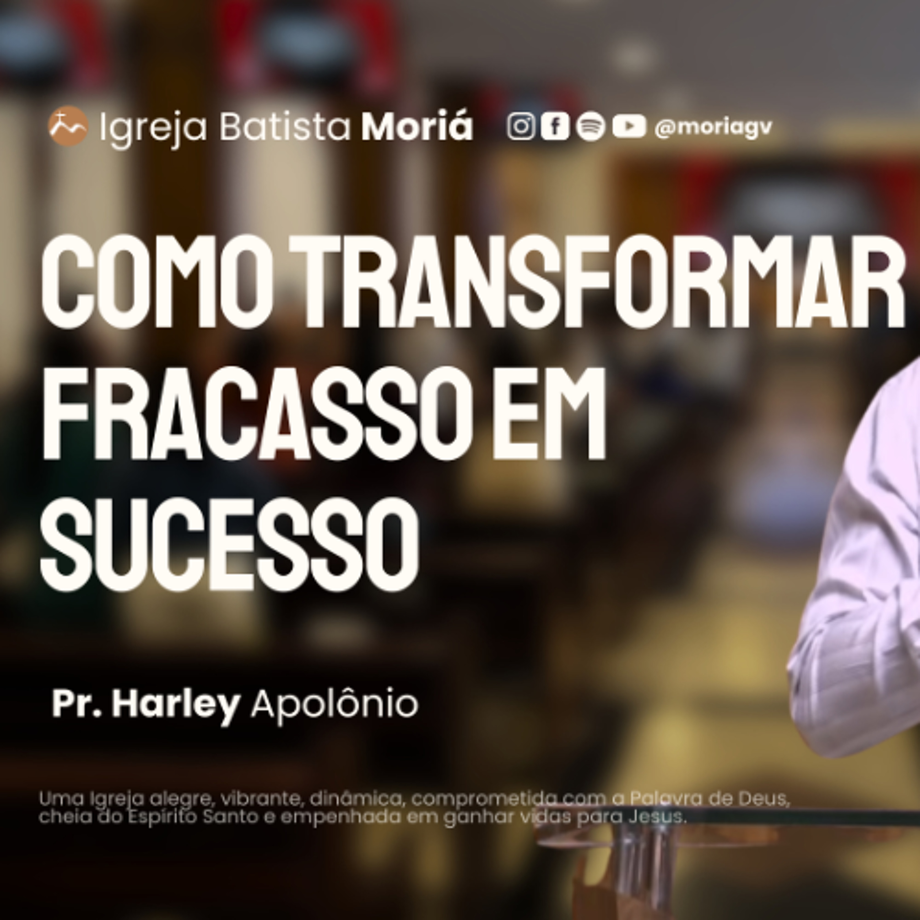 Como transformar fracasso em sucesso - Pr. Harley Apolônio - Culto de Adoração [18.01.2026]