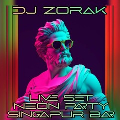 Dj Zorak Live Set Neon Party Singapur Bar 5 Agosto 2023