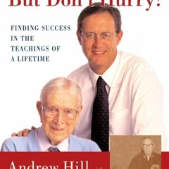 (PDF) READ Be Quick - But Don't Hurry: Finding Success in the Teachings of a Lif