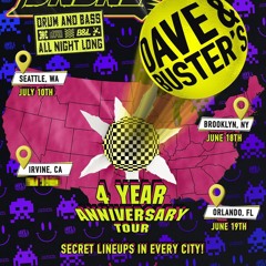 T & Sugah - DNBNL x Dave & Buster's 4 Year Anniversary Tour [FULL SET]