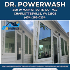 How Profitable Is Window Cleaning in Charlottesville, VA? Dr. Powerwash Has the Answer