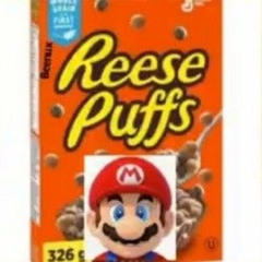 Mario tries Reese’s puffs (Mario land theme x Reese’s Puffs Rap) __ Beenux