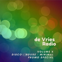 de Vries Radio Volume X - July 2020 (Warm Up Promo Mix: Disco, House & Minimal Special)