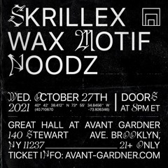 Skrillex Live Performance in the Great Hall at Avant Gardner BK on October 27th  2021
