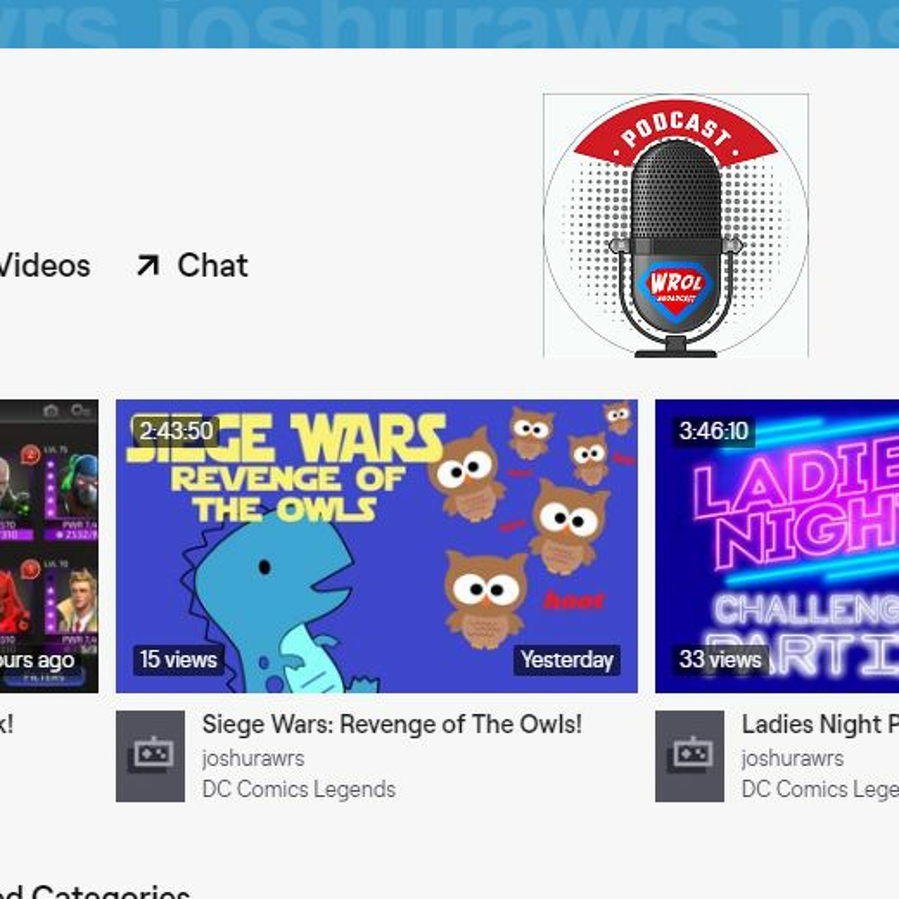 WROL Broadcast: DC Legends Unofficial Podcast!
