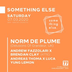 Live at Something Else, Sydney 07.03.20 100% vinyl