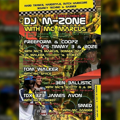 Roze, Coopz, Freeform & Timmy B (4 Way B2B) - Domer, Marcus & Natz (HardVibez - April 2015)
