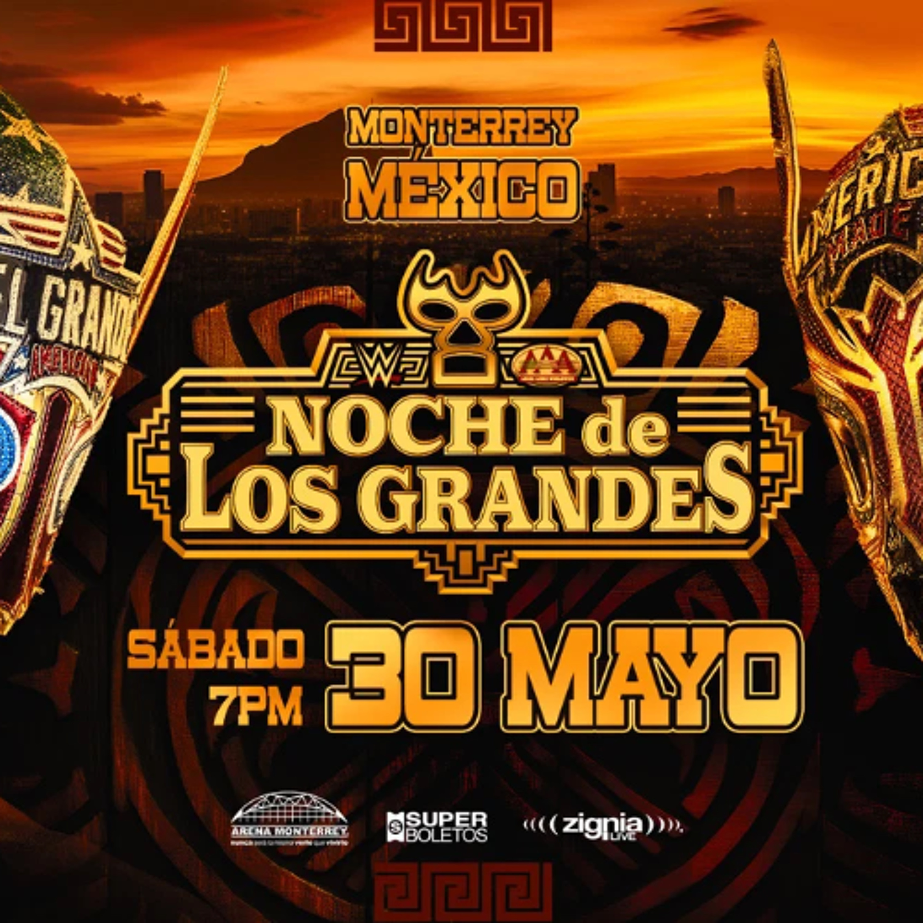 Sunday, May 31:  The Wrestling Show - AAA Noche De los Grandes