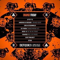 CRO pres. Defqon.1 ORANGE Tribute Mix #1