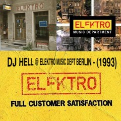 DJ HELL (Elektro Music Dept - 1993 , Berlin)
