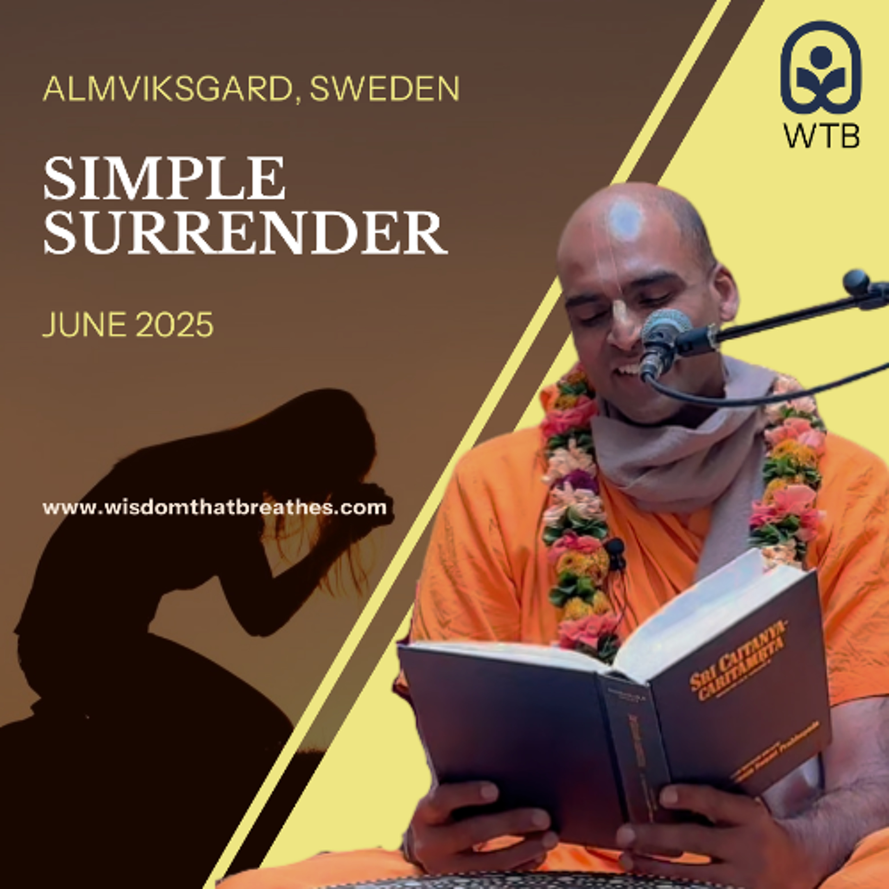 Simple Surrender | CC Madhya 22.100 | Almviksgard, Sweden | Svayam Bhagavan Keshava Maharaja