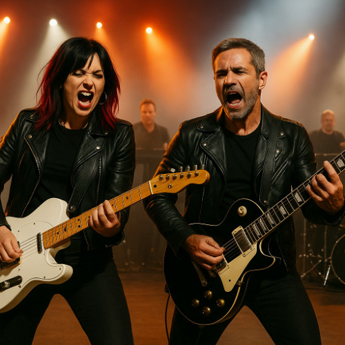 Midge Lockren and Tina Redgrave - We are fire in the night