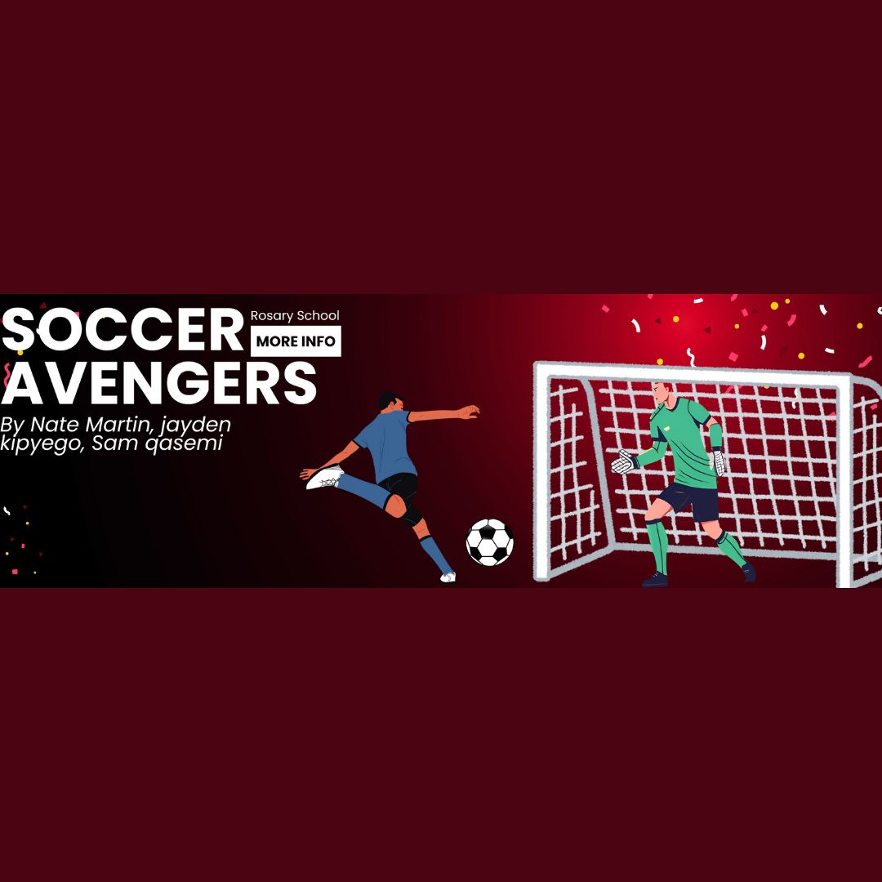 Soccer Avengers - Sam, Nate and Jayden - Rosary School episode artwork