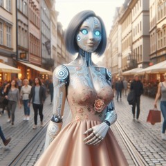 Una androide en la ciudad