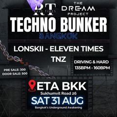 Lonskii Hard Techno 6 September 2024 at RaveTimes / ETA / Bkk, TH