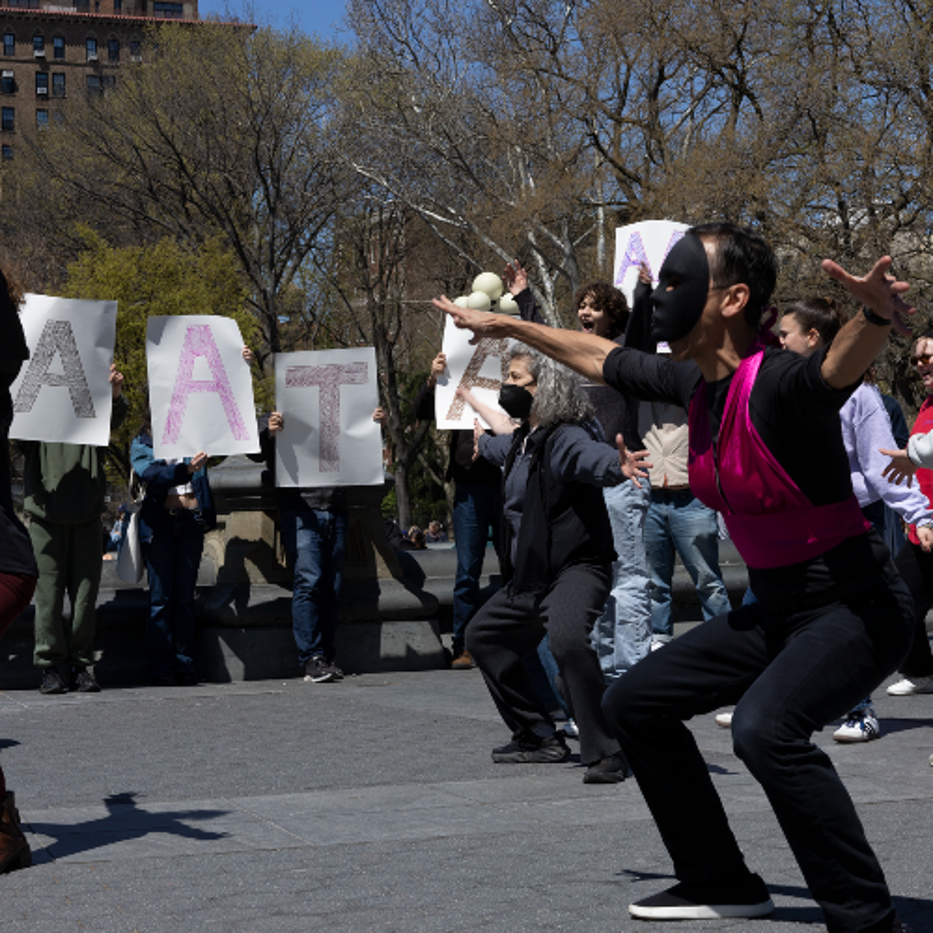 Theatre Artists Against Trump host Flashmob Protest in Washington Square Park episode artwork