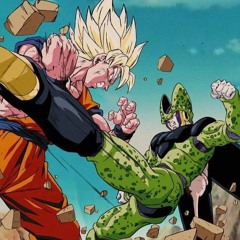 Piccolo vs 17/ Goku vs Cell Aerial Battle Unreleased Faulconer DBZ