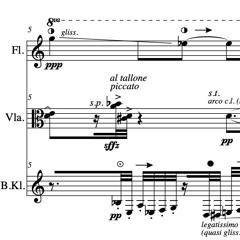 Chrinope - Trio, 2009, Th. Frey, fl.; H. P. Linshalm, bass clar.; Pablo de Pedro, Viola