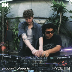 HYDEFMBOYS dj set | program.SF with HydeFM + New Nostalgia | 08.10.24