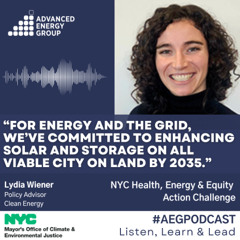AEG NYC Action Challenge Lydia Wiener - Health, Energy & Equity