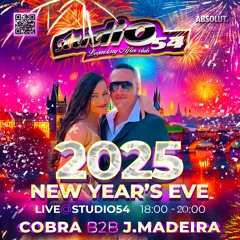 Cobra b2b Madeira - live set z New Year's Eve party 2025 klubu Studio 54